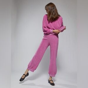Suzie Kondi High waist harem pants in Pink Cosmos